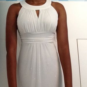 High neck Glittery Maxi Dress